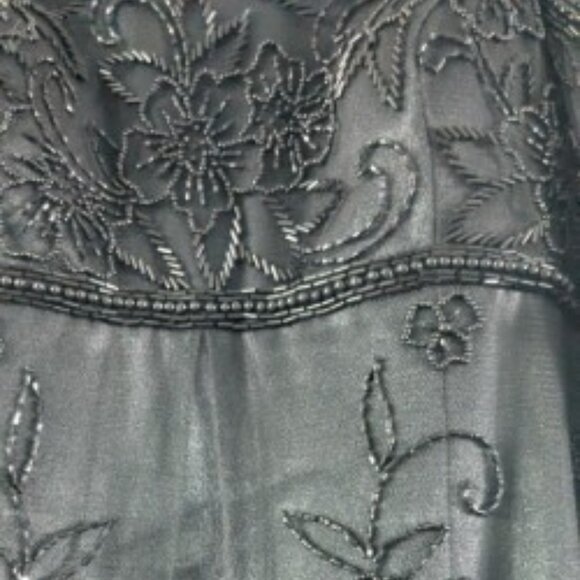 Vintage Cache floor length evening gown black - Picture 6 of 8